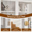 Tempered Glass Display Wall Storage Cabinet,Bathroom Wall Cabinet-392169562