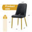 Ensemble de 8 chaises de salle à manger Modern Luxury l 17 po x P 16,3 po x H 35 po