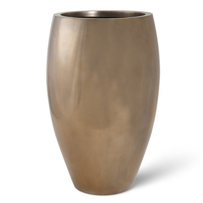 Classic Planter, Polished Bronze