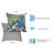 Abstract Outdoor Reversible Throw Pillow