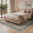 Oriental Neutral Orange/ Brown / Blue Machine Washable Non-Slip Indoor Area Rug-1708014405