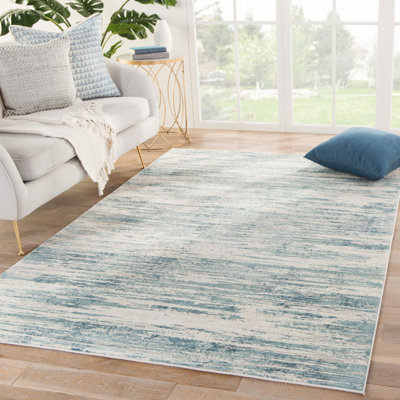 Tapis bleu / ivoire Awad
