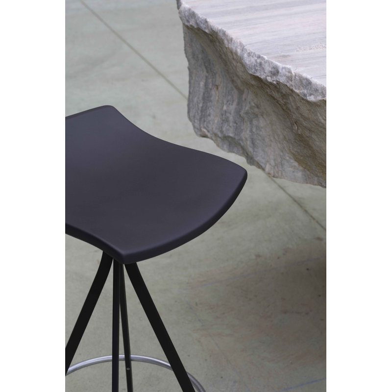 Gimlet Swivel Counter Stool, Black