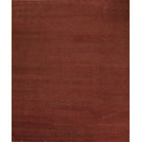 Modern Tibet Hand Knotted Area Rug in Red
