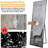 Shatterproof Aluminum Rectangle Full Length Mirror with Stand -416300871-416300879