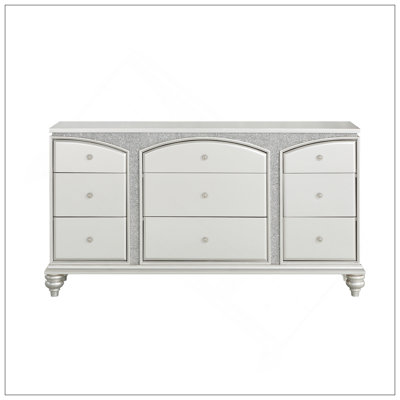 Maverick Platinum Finish Dresser
