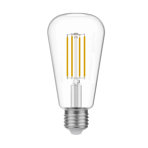 CLEAR PEAR SHAPED 4W LED FILAMENT E27 3000K BULB