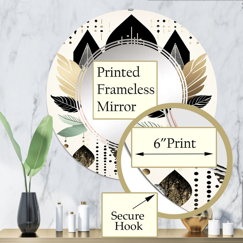 Sugarvale Circle Wall Mirror, 32" x 32"