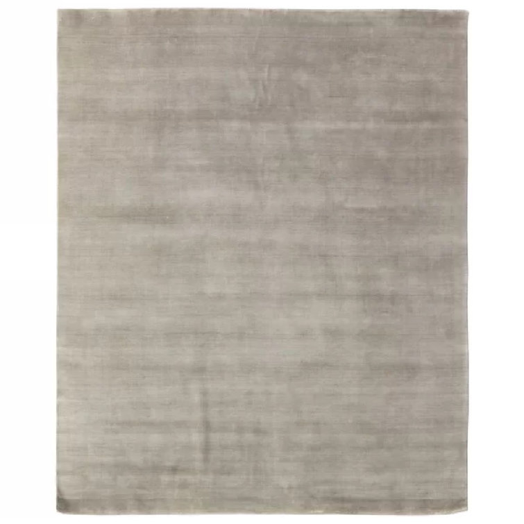 Dove Wool Area Rug in Light Green