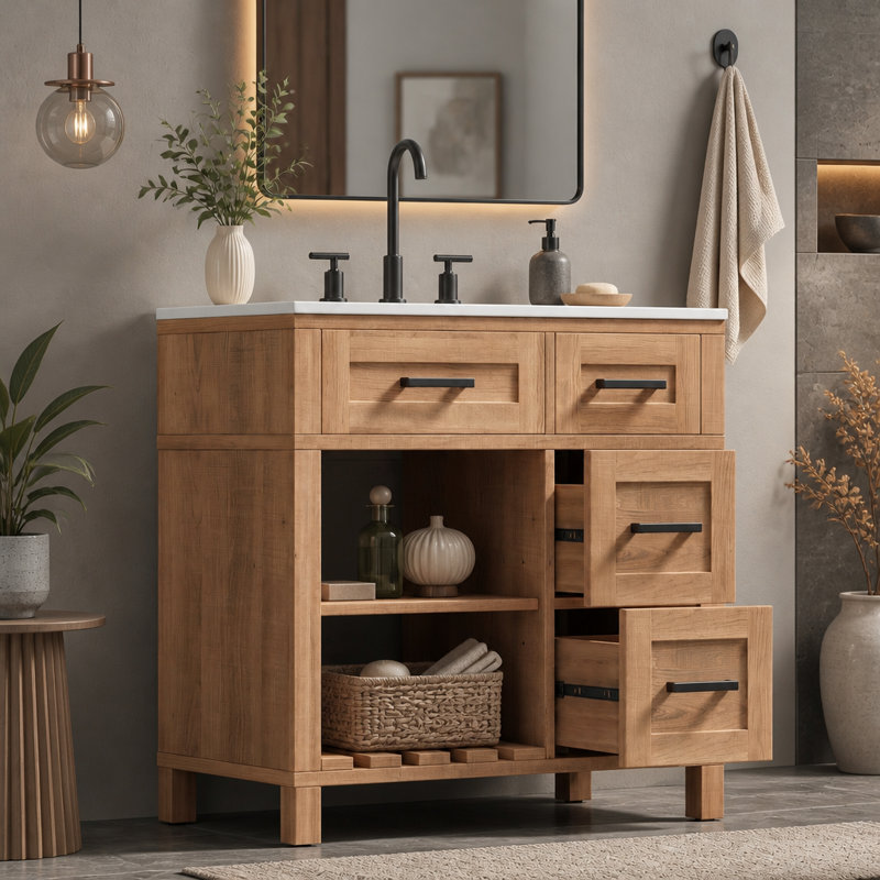 Meuble-lavabo 30 po avec lavabo SMC
