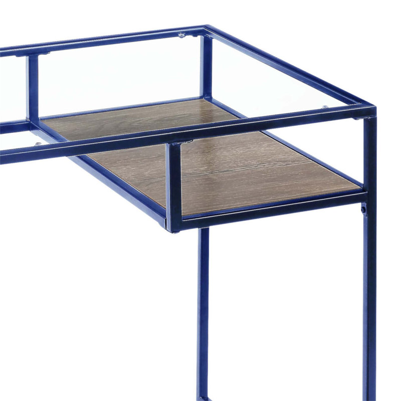 Bureau d'écriture avec rangement ouvert Yasin