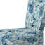 Chaise d'appoint rembourrée Blue Coastal Harmony