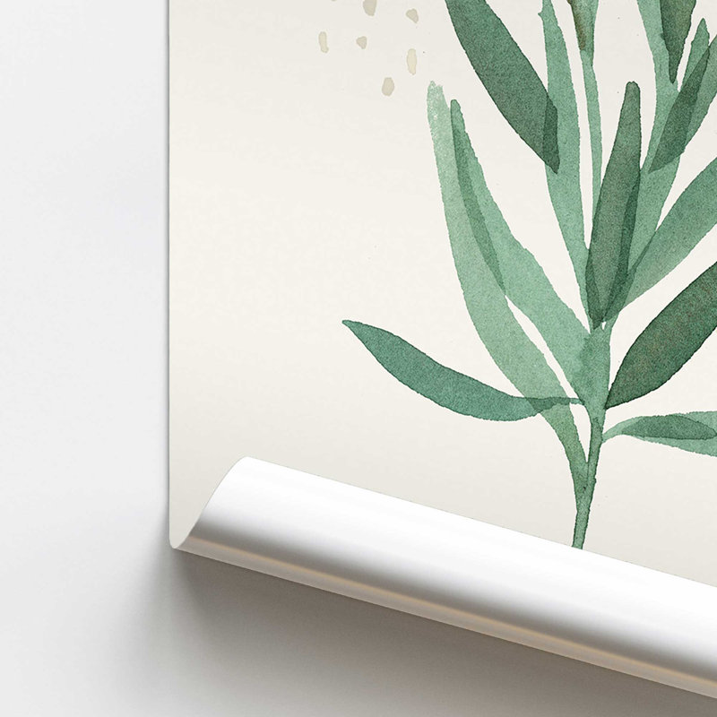 Imprimé «Green Leaf Impressions II», H 20 po x l 16 po, Impression sans cadre