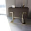 Ensemble de chambre en velours beige et laiton brossé Tide Glam-79643367