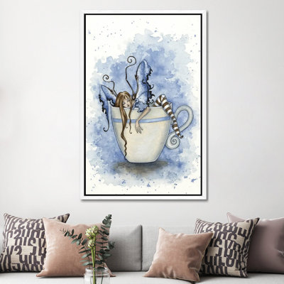 I Need Coffee by Amy Brown - Painting on Canvas
