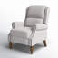 Fauteuil inclinable manuel avec têtes de clous Ariany-93281354