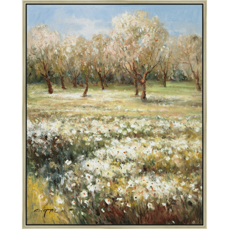 Spring Has Sprung Painting, Gray