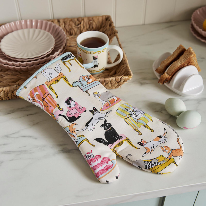 Ulster Weavers Cool Cats 100% Cotton Oven Glove Set