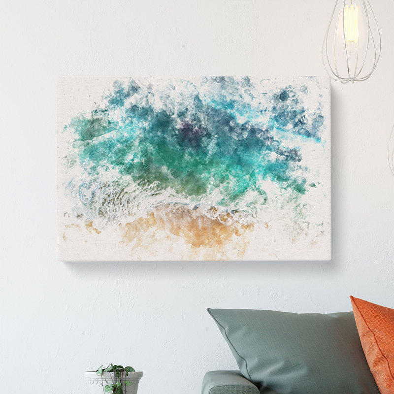 Beach In Honolulu Hawaii - Wrapped Canvas Print, 50cm H x 76cm W x 3cm D