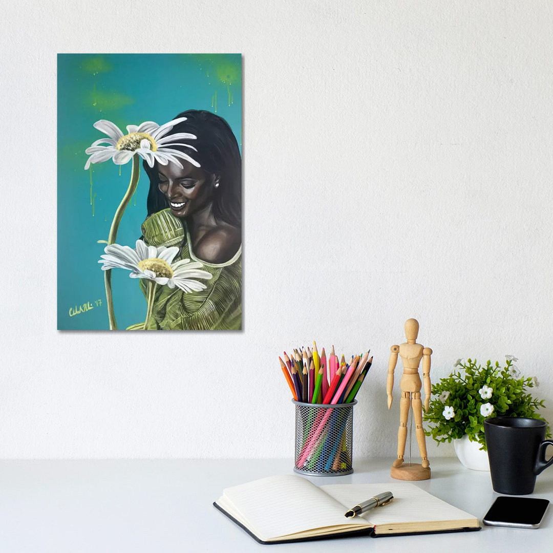 I'm So Happy by Stina Aleah - Wrapped Canvas Gallery-Wrapped Canvas Giclée