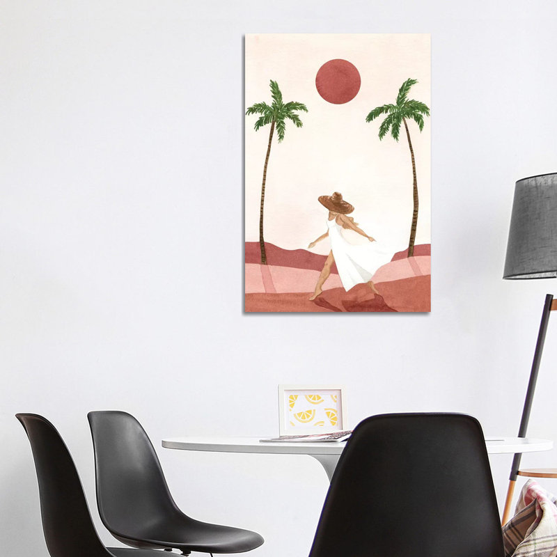 Mirage 1 Piece Painting on Canvas, 101.6cm H x 66.04cm W x 1.91cm D, Wrapped Canvas