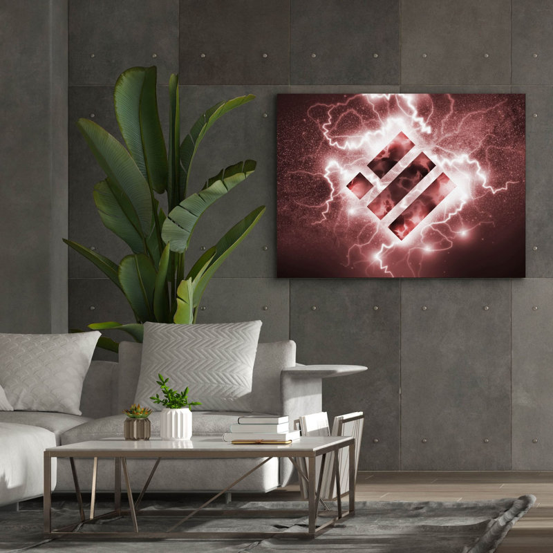 'Crypto Eclipse Binance Bnb' by Epic Portfolio, Canvas Wall Art, 40" H x 54" W x 1.5" D