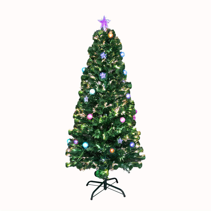 Lighted Artificial Christmas Tree, 3 ft.