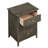 Sophisticated Gray Transitional Nightstand