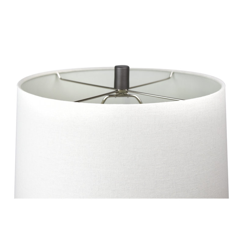 Adonis Metal Lamp, Gray Slate, Beige