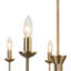Ember 26-in Brushed Gold Chandelier-2054504849