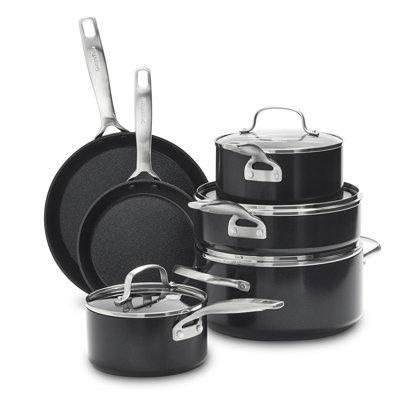 GreenPan SearSmart Healthy Ceramic Nonstick 10 Piece Cookware Set