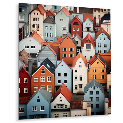 " Denmark Scarlet Roofs Collage II "