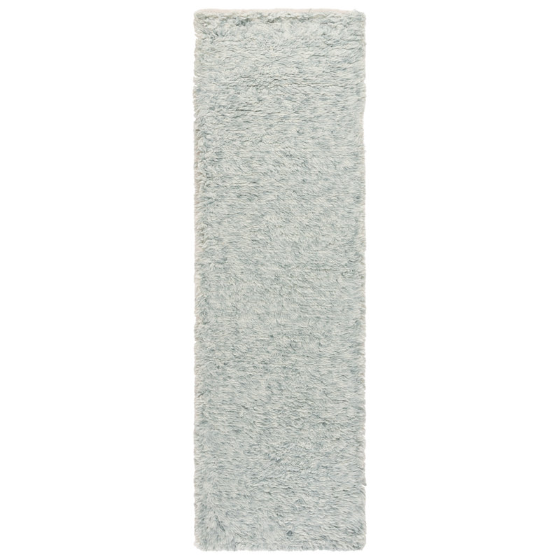 Tapis Casablanca 499 en bleu sarcelle, Tapis de couloir 2 pi 3 po x 8 pi