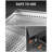 Stainless Steel Outdoor Fire Pit 25 Inch, Smokeless Portable Fireplace With Ash Pan, Black For Backyard Camping Inch Fireplace,-1445225178