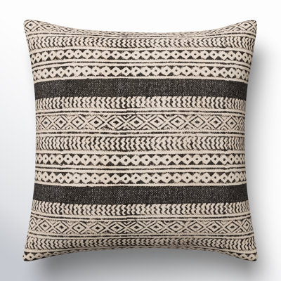 Zetta Geometric Cotton Throw Pillow