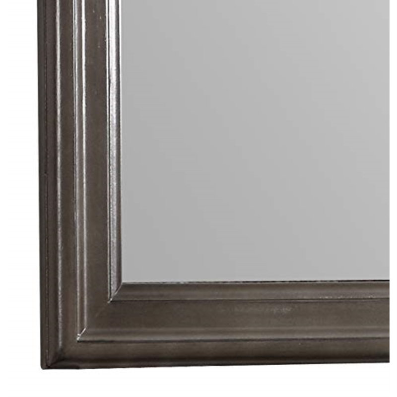 Wall Mirror, Gray