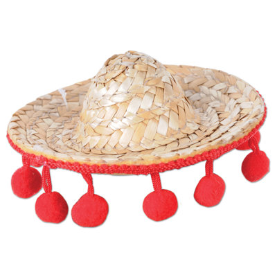 Sombrero Hair Clip - Pack of 12