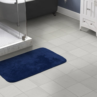 Mccluney Soft Nylon Machine Washable Non- Slip Bath Rug/Mat