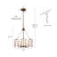 Lustre tambour 6 lumières Parmer