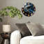 Horloge murale en verre 12 po