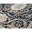 Hand-Knotted High-Quality Black and Beige Area Rug