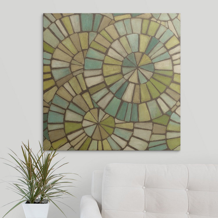 « ii » megan meagher, impression Kaleidoscopic Sea, H 35 po x l 35 po x P 1,5 po, Toile
