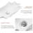 Bathroom Vessel Sink Shell Shape Above Counter Vanity Bowl 24.41x13in