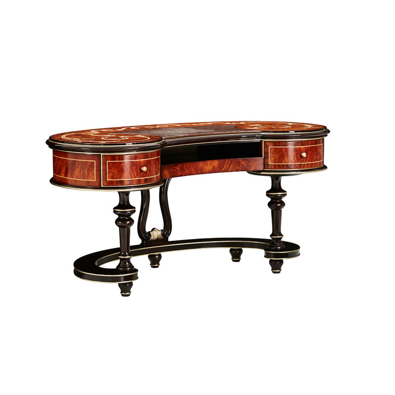 Bureau de direction 66 ", Brun / noir
