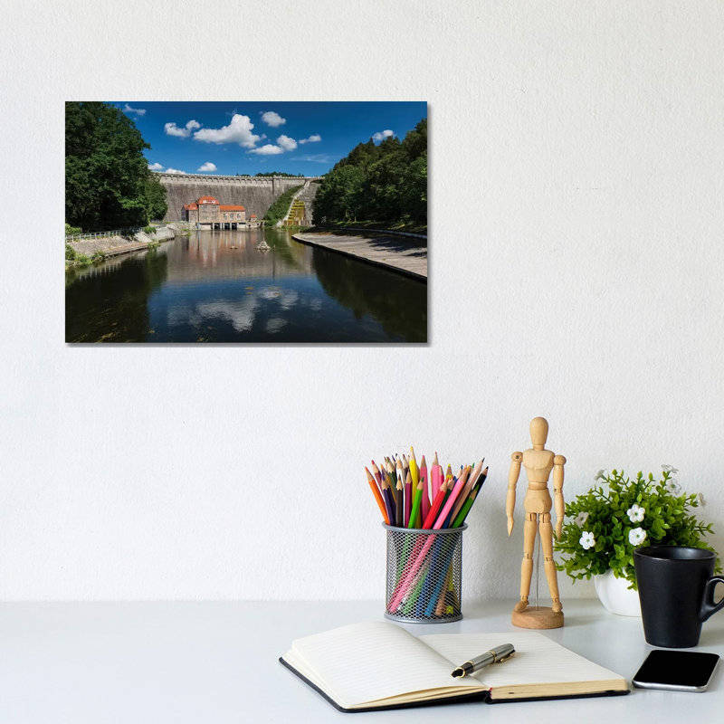 Poland, Pilchowice Water Dam by Mikolaj Gospodarek - Wrapped Canvas Print, 20.32 cm H x 30.48 cm W