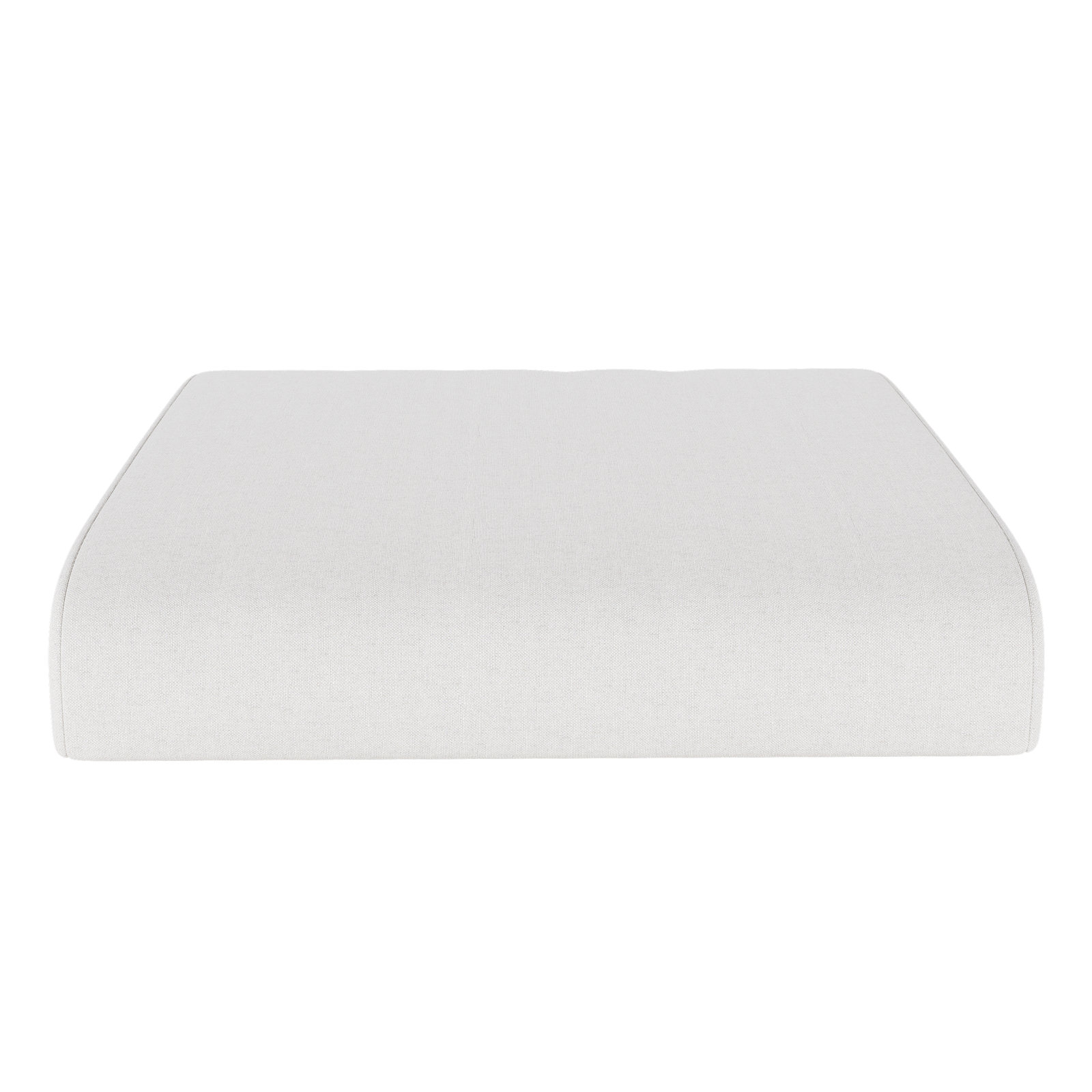 Sunbrella® Outdoor Ottoman Cushion, Sunbrella® Canvas Natural, 4" H x 22" W x 20" D