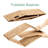 Rectangular Natural Water Hyacinth Hand Woven Rattan Wicker Storage Basket Set with Iron Wire Frame (Set of 4)-523157275