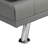 Sofa Bed With Armrest Two Holders WOOD FRAME, STAINLESS LEG-2078992196