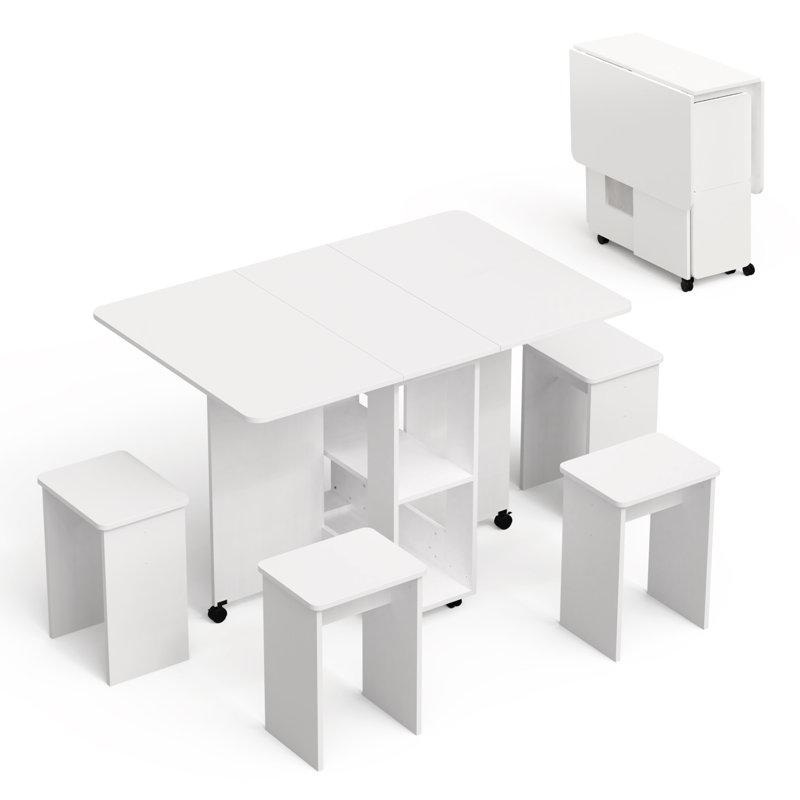 4 - Person Dining Set, White