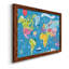 «Trip Around the World», reproduction d'art graphique sur toile encadrée-30035837-30035838